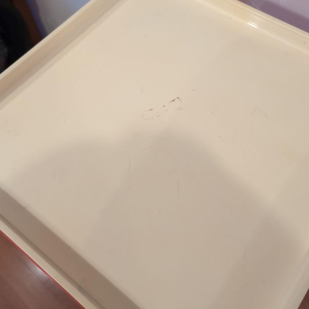 レトロポップ 収納ボックス コーラルカラー 3段