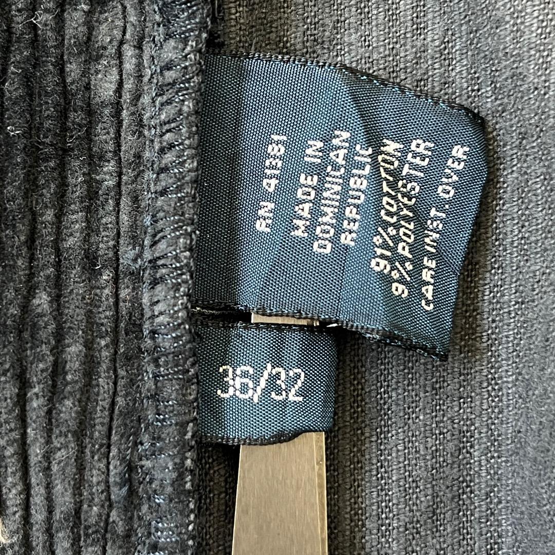 ポロバイ ラルフローレン W36 コーデュロイ ポロチノ 90s 黒 18211