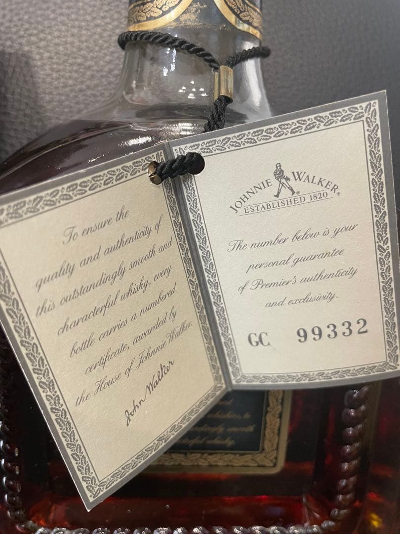 未開栓 Johnnie Walker PREMIER スコッチウイスキー 酒