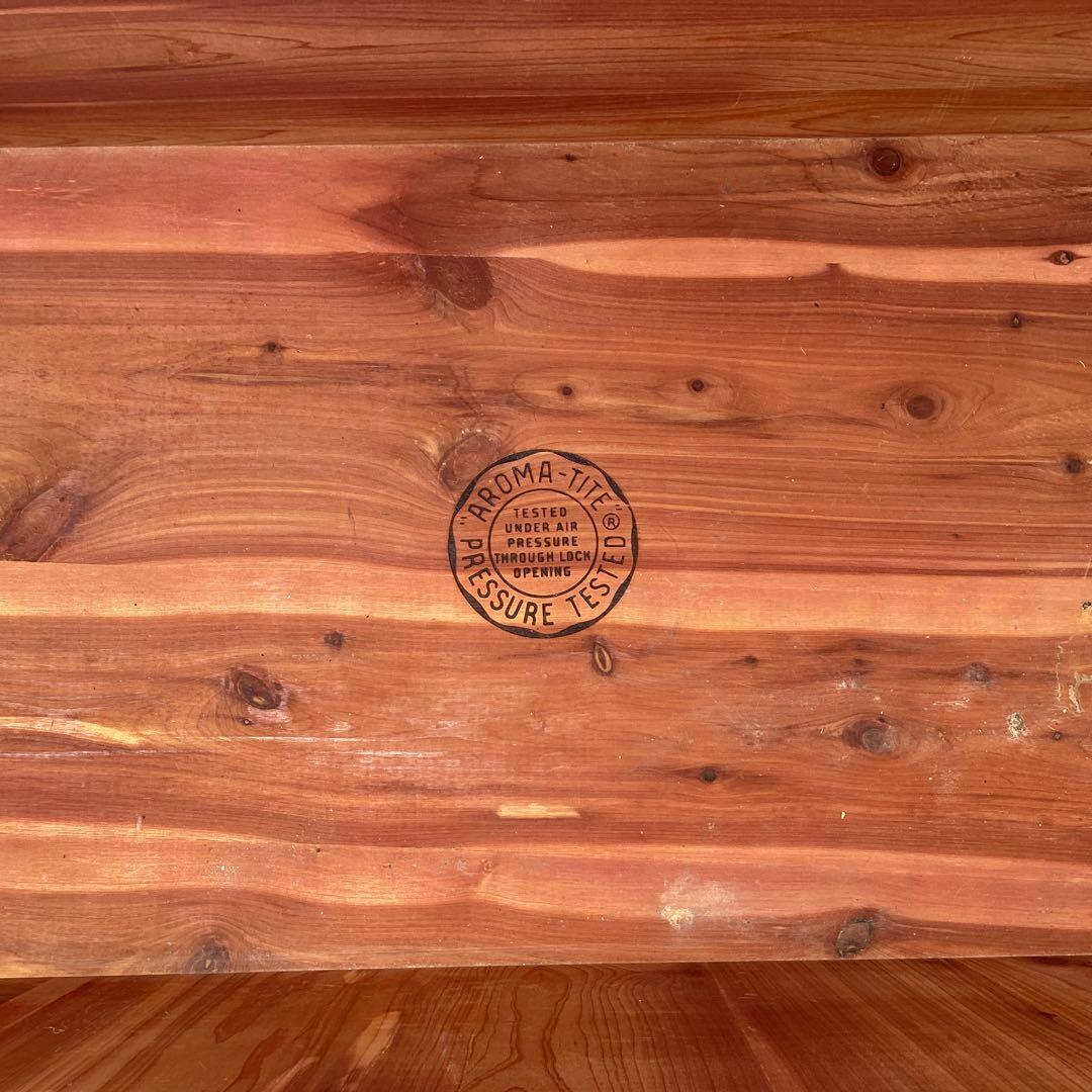 ヴィンテージ Lane シダーチェスト ブランケット トイ ボックス