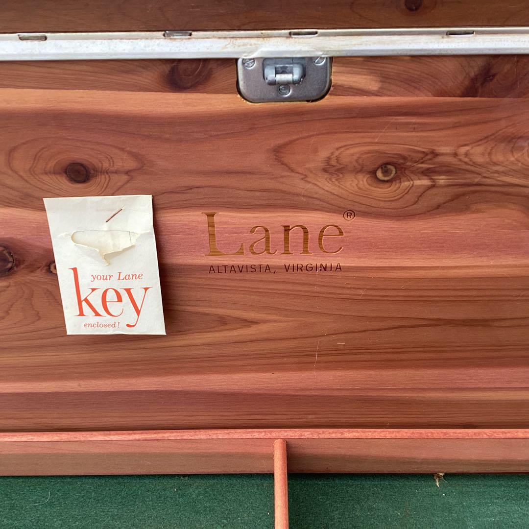 ヴィンテージ Lane シダーチェスト ブランケット トイ ボックス