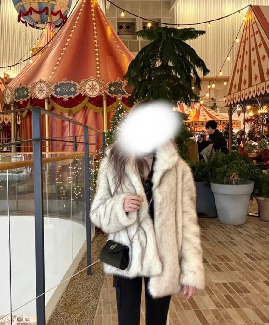 ジャケット・アウター SINOOON Heavy Mix Fur Jacket (Ivory)