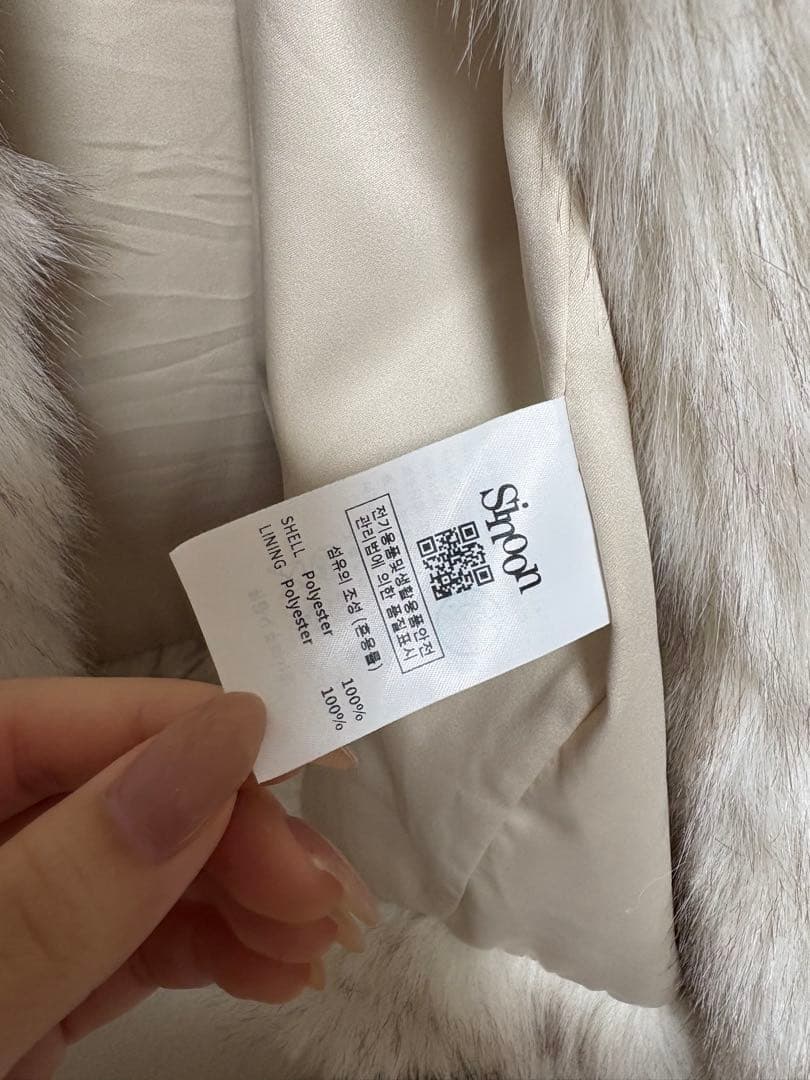 ジャケット・アウター SINOOON Heavy Mix Fur Jacket (Ivory)