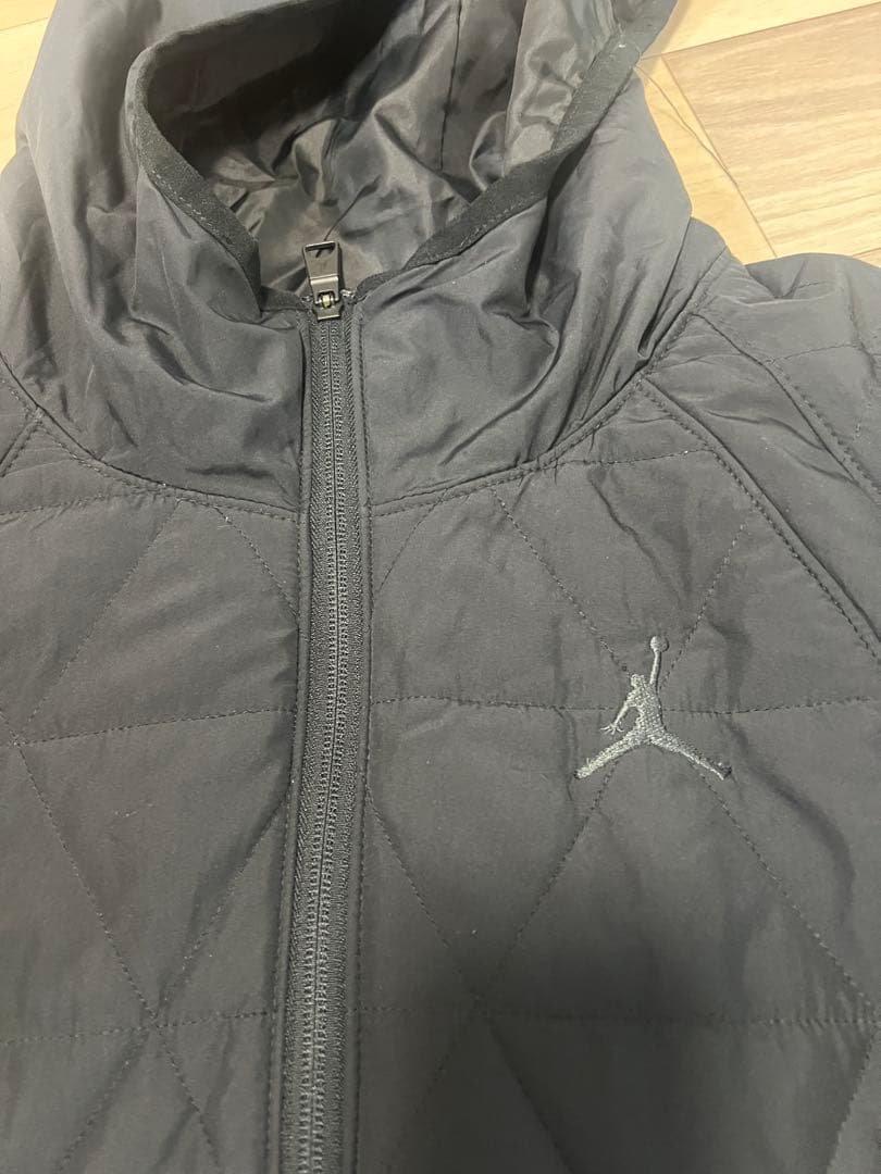 美品！Jordan フード付きダウンジャケット ブラック