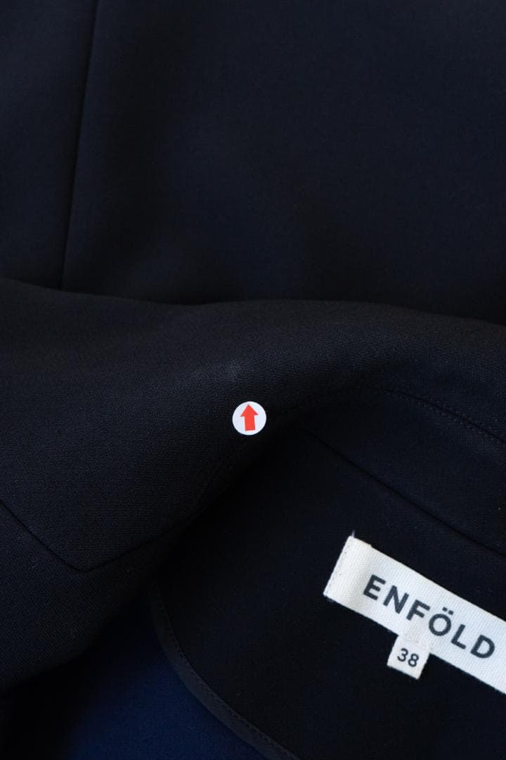 ENFOLD エンフォルド アセテートジレ ベスト