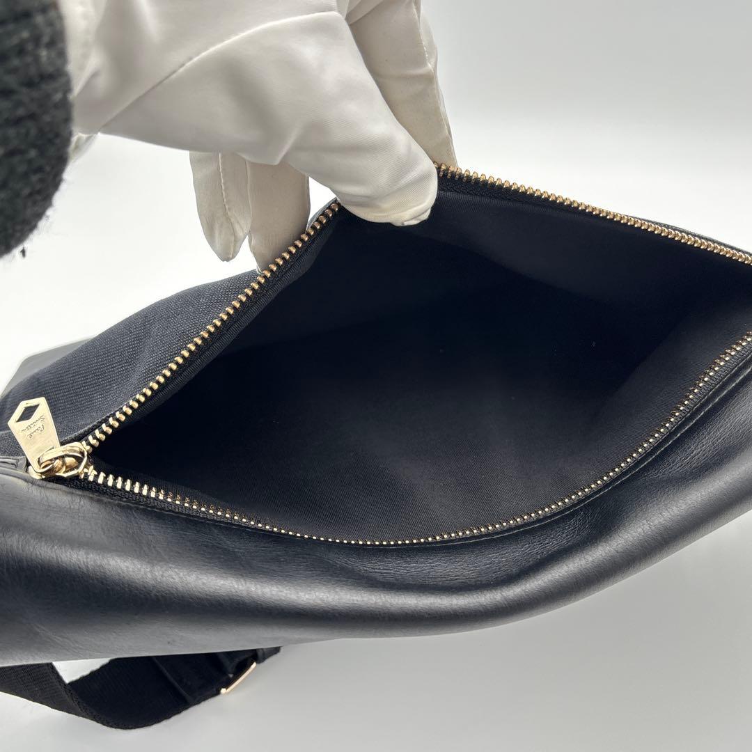 Paul Smith ロゴ 2way ショルダーバッグ 異素材切り替え フラップ