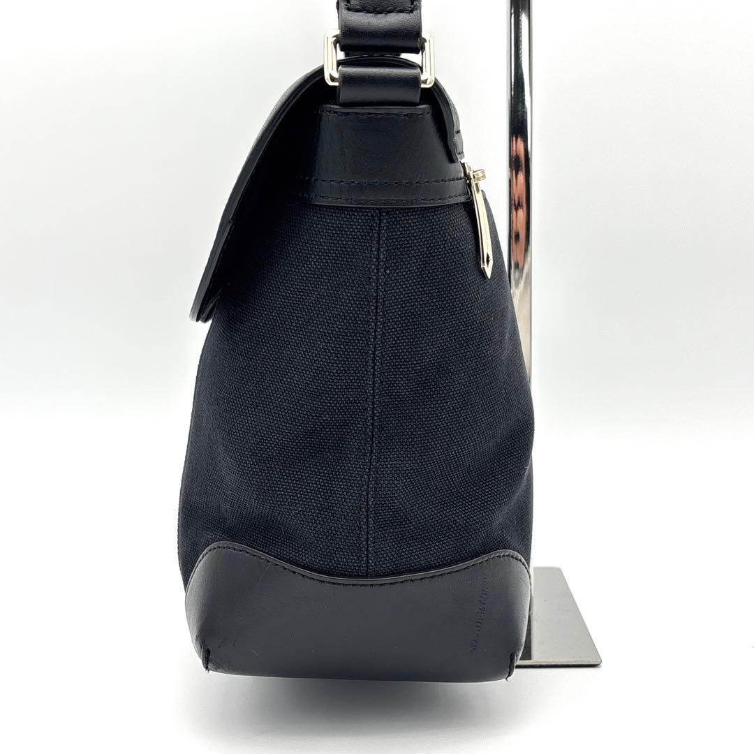 Paul Smith ロゴ 2way ショルダーバッグ 異素材切り替え フラップ