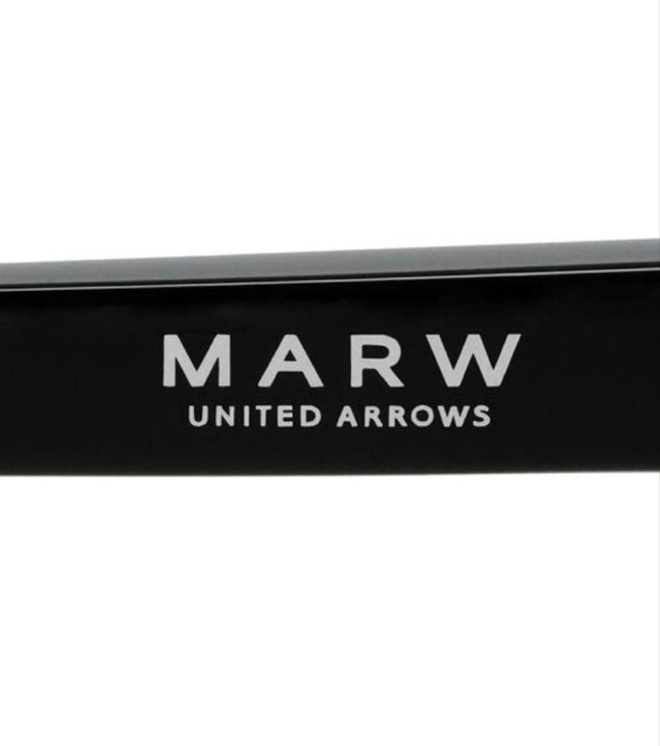 MARW UNITED ARROWS BLACKフレーム メガネ サングラス
