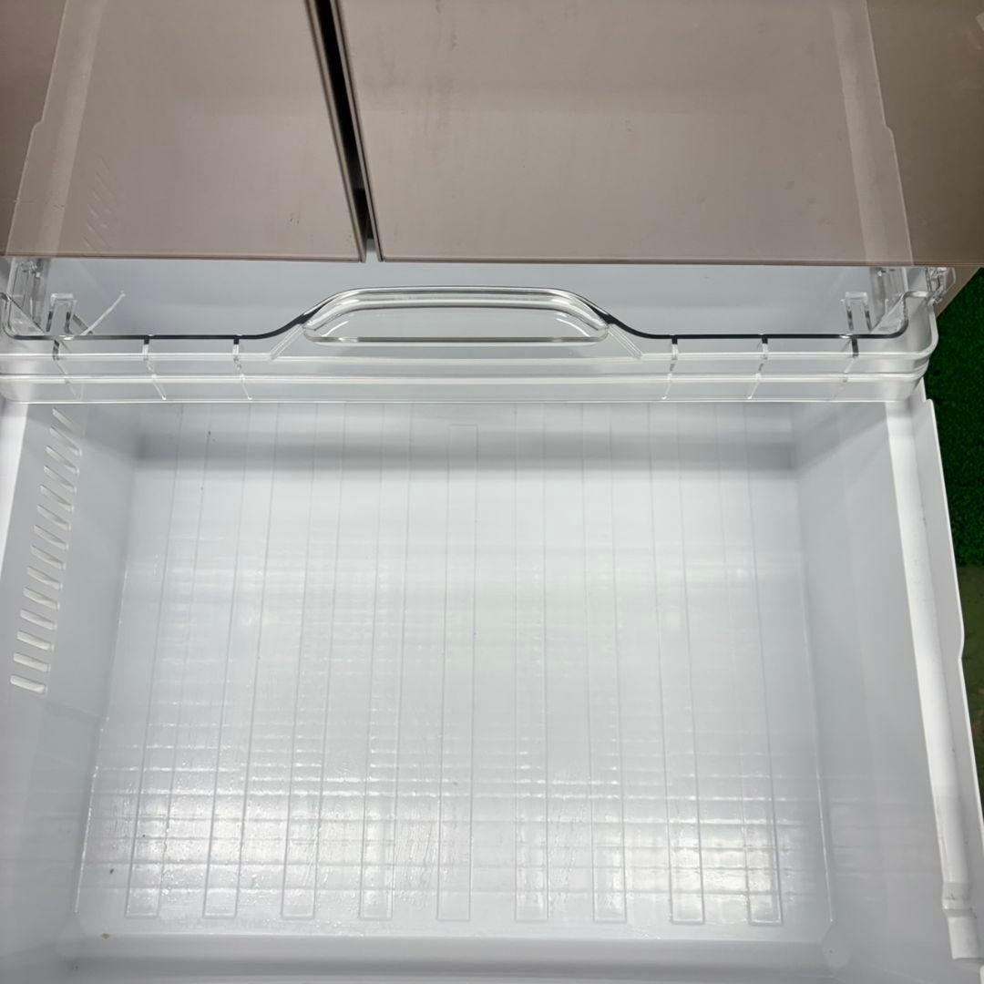 584 三菱　大型冷蔵庫　470L　400L強　小型　家庭用　自動製氷　きれい