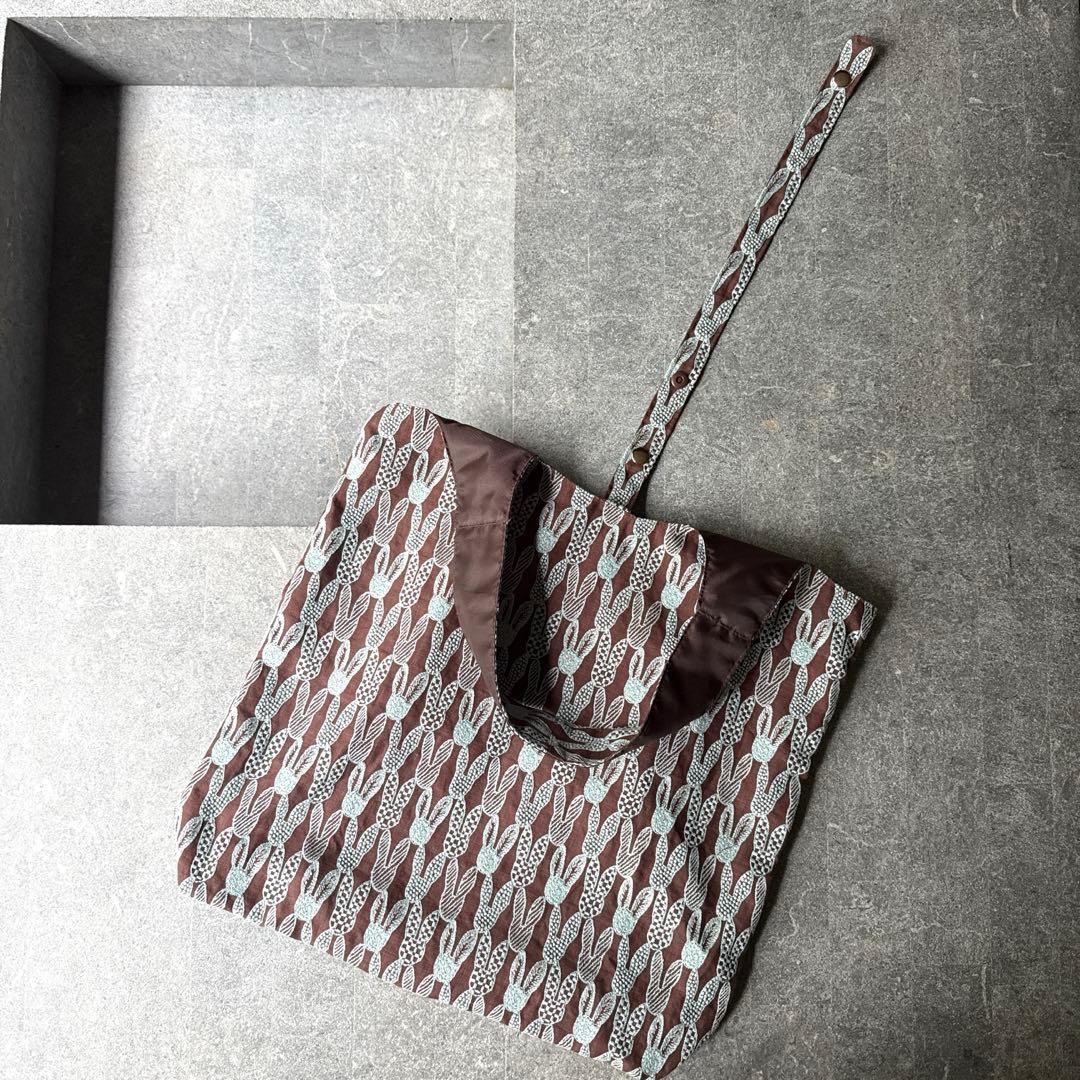 ハンドメイド　ミナペルホネン　ポンピア生地　トートバッグ