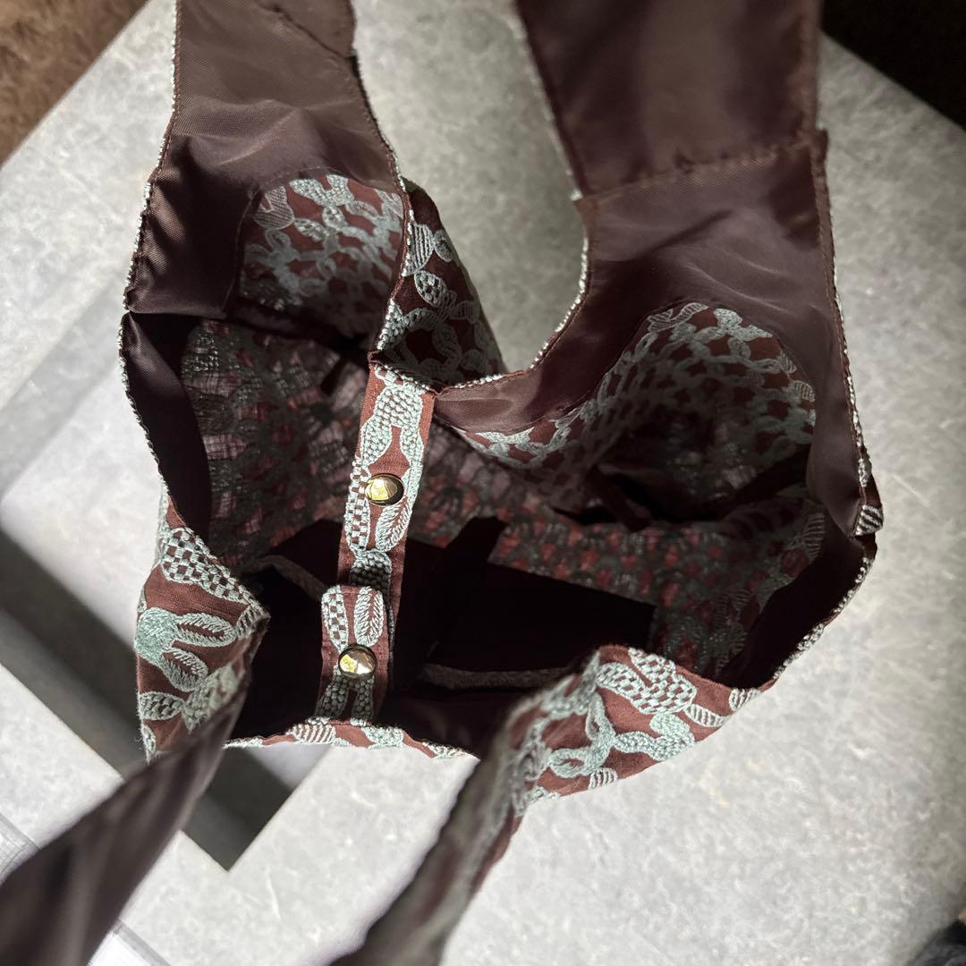 ハンドメイド　ミナペルホネン　ポンピア生地　トートバッグ