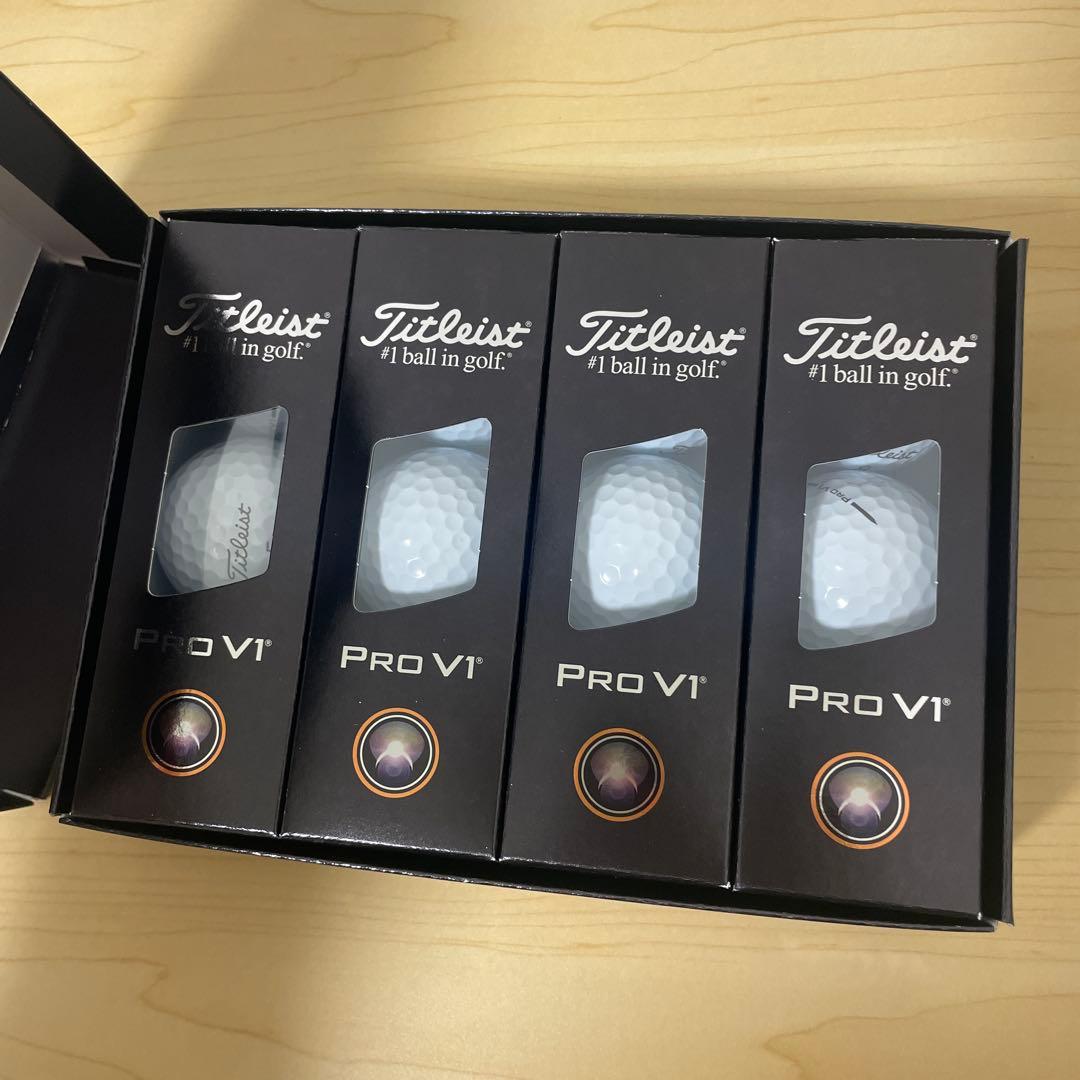 Titleist Pro V1 ゴルフボール❌3