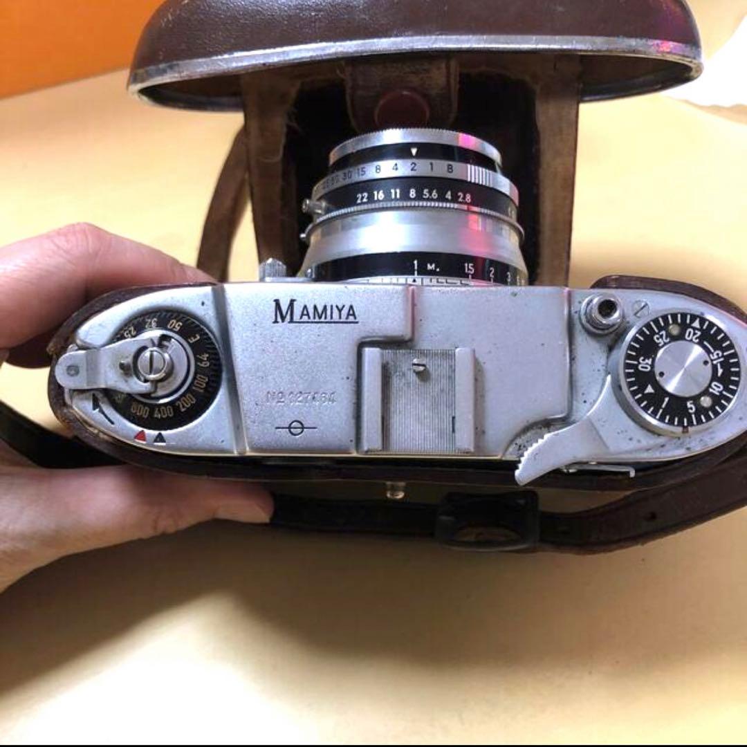 ♡MAMIYA♡専用カバー付フィルムカメラ♡昭和レトロ♡希少レア♡