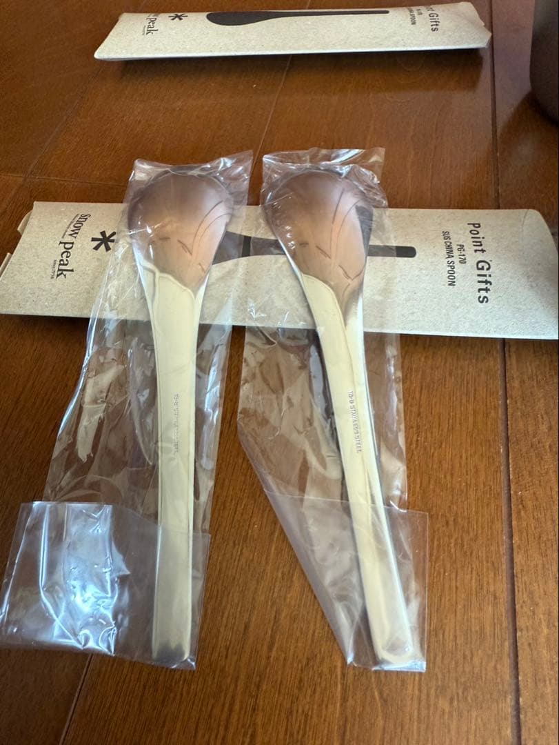 スノーピーク 深型チタンシェラカップ 蓋付き ステンレスレンゲ セット売り