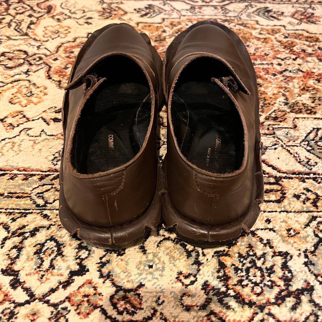 COMME des GARÇONS メリージェーン レザーシューズ ブラウン
