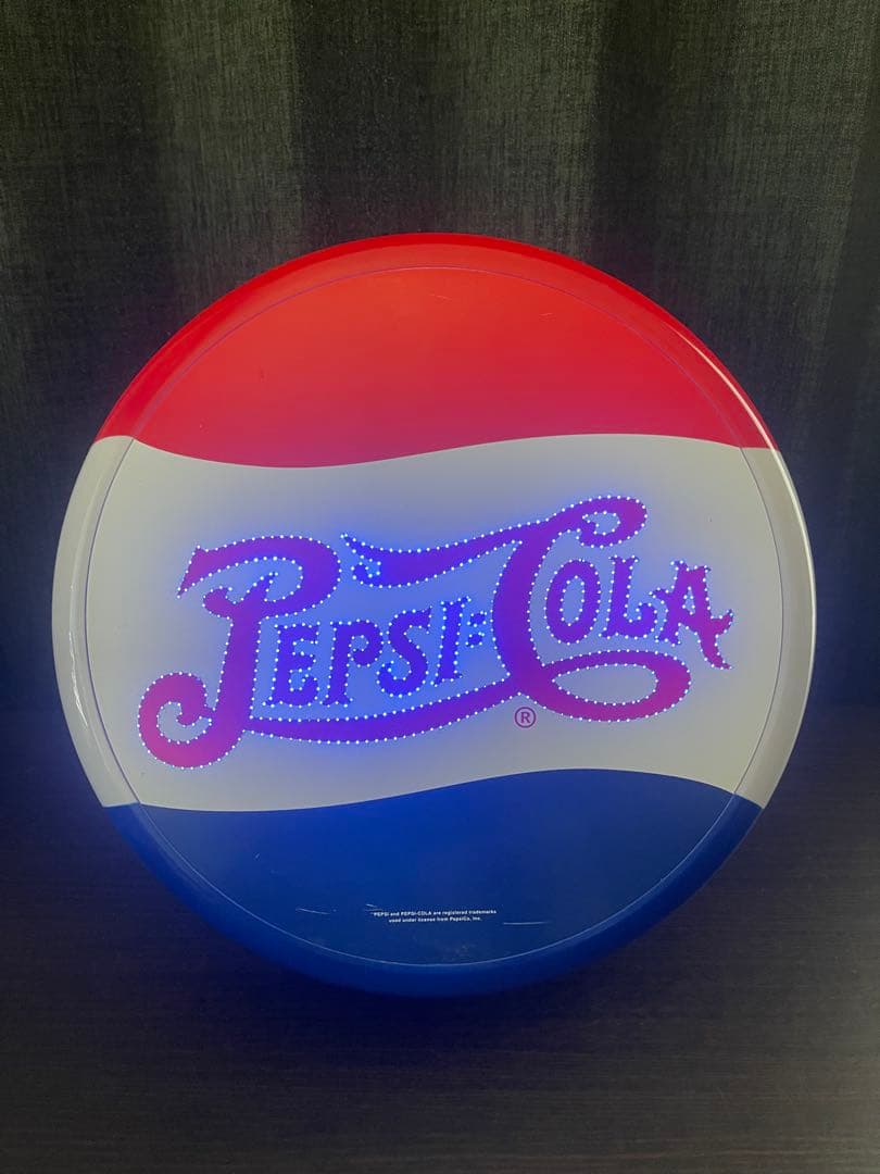 ペプシ PEPSI ネオン ライト 看板 レトロ アンティーク 王冠 コカコーラ