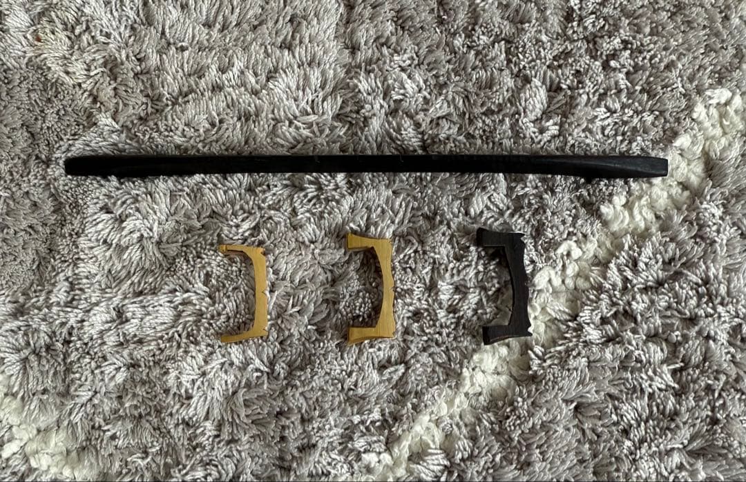 ASOVIVA アソビバ　三線セット 沖縄 消音ウマ付き　カラクイ3本新品