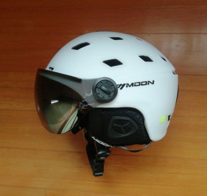 バイザー ヘルメット サイズ M（55cm～58cm）マットホワイト