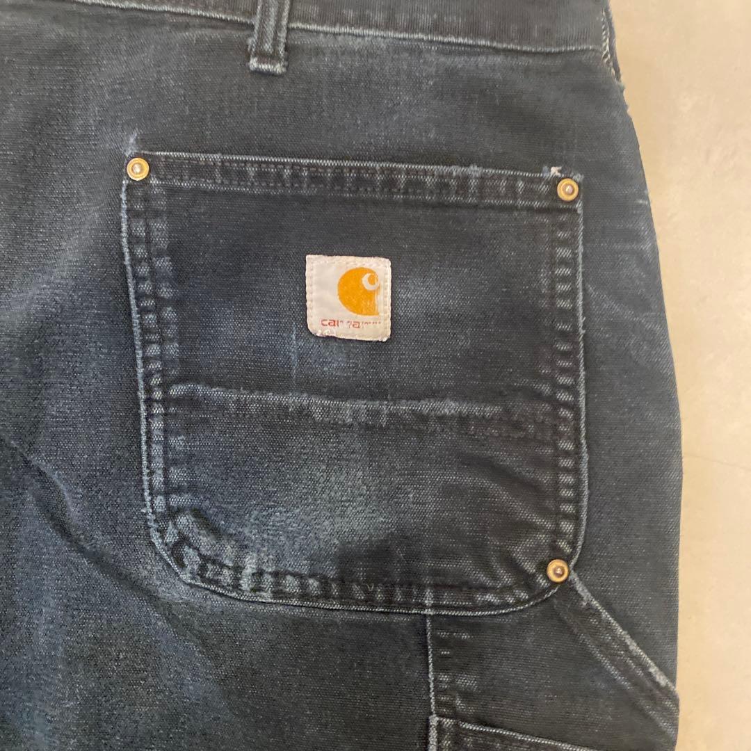 極上ボロ carhartt ダブルニーペインターパンツ フェード アメリカ製