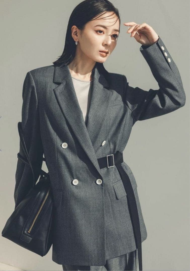 み*み様 anuans スプリングウールダブルジャケット