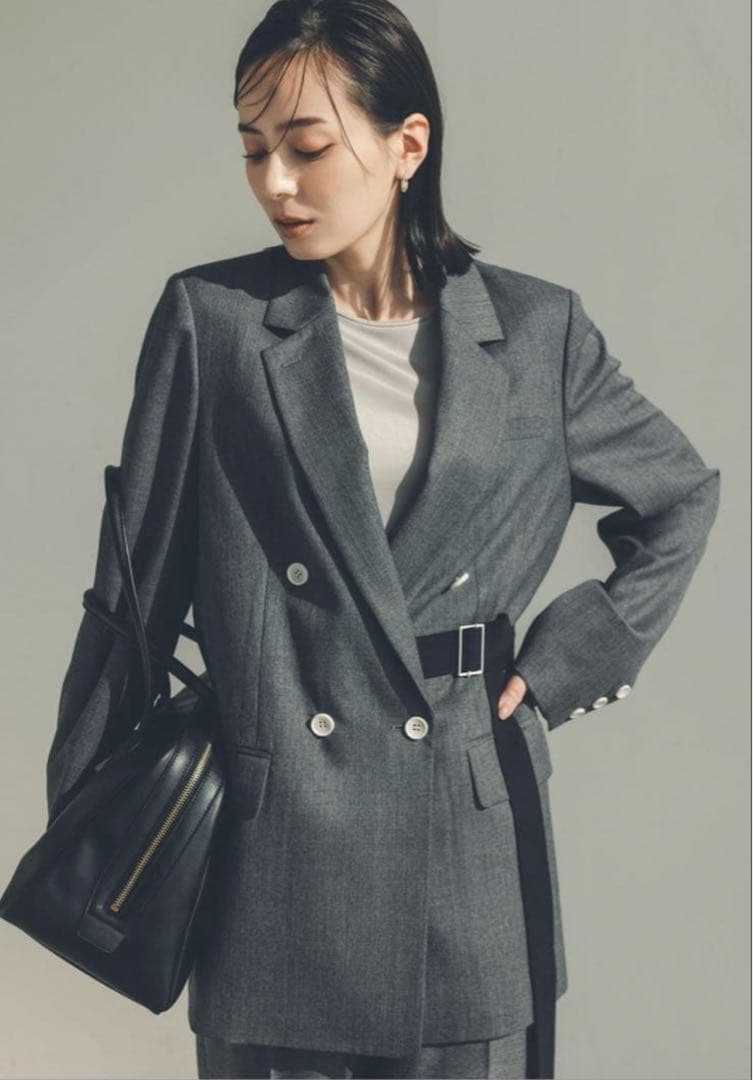 み*み様 anuans スプリングウールダブルジャケット