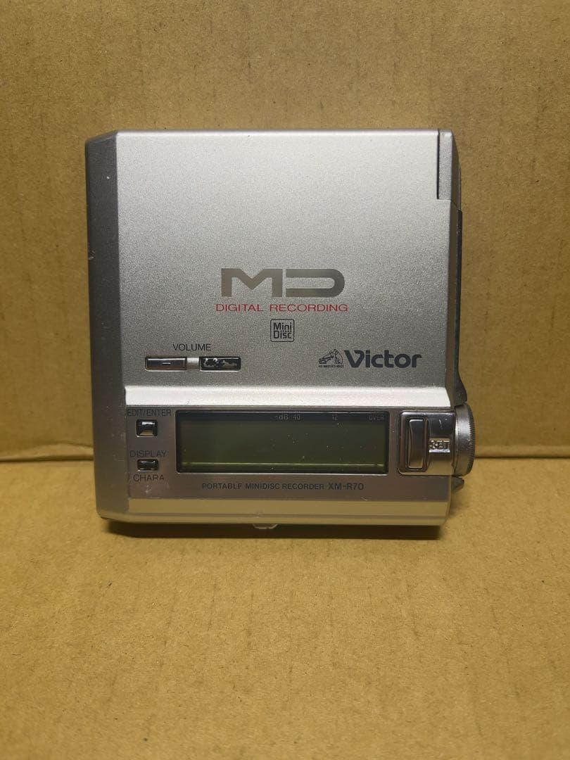 Victor XM-R70-S ポータブルMDレコーダー ビクター 希少