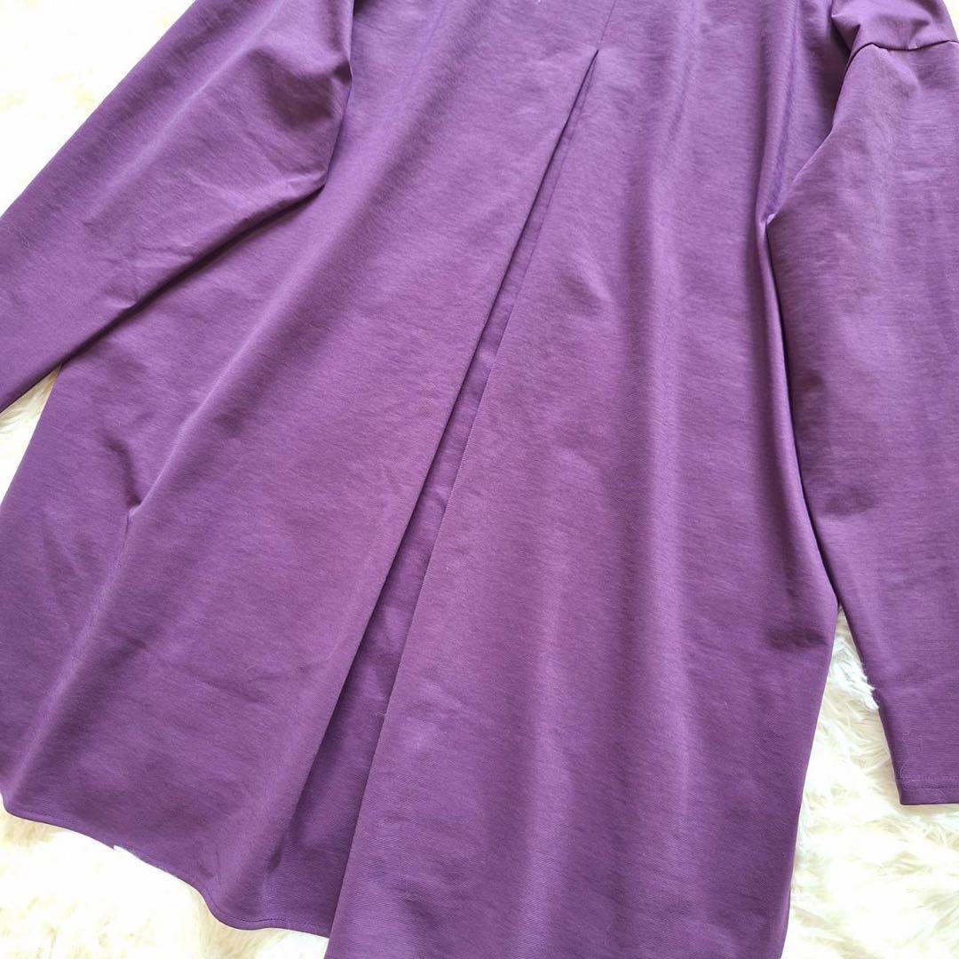 未使用タグ付✨ルフィル ハイストレッチポンチジャージートップス パープル