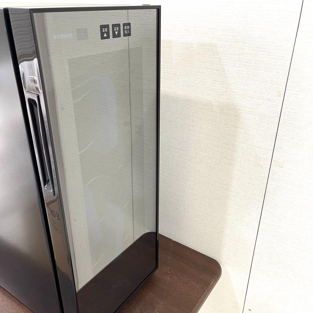 ★アイリスオーヤマ ワインセラー 12本　PWC-331P-B　送料無料★