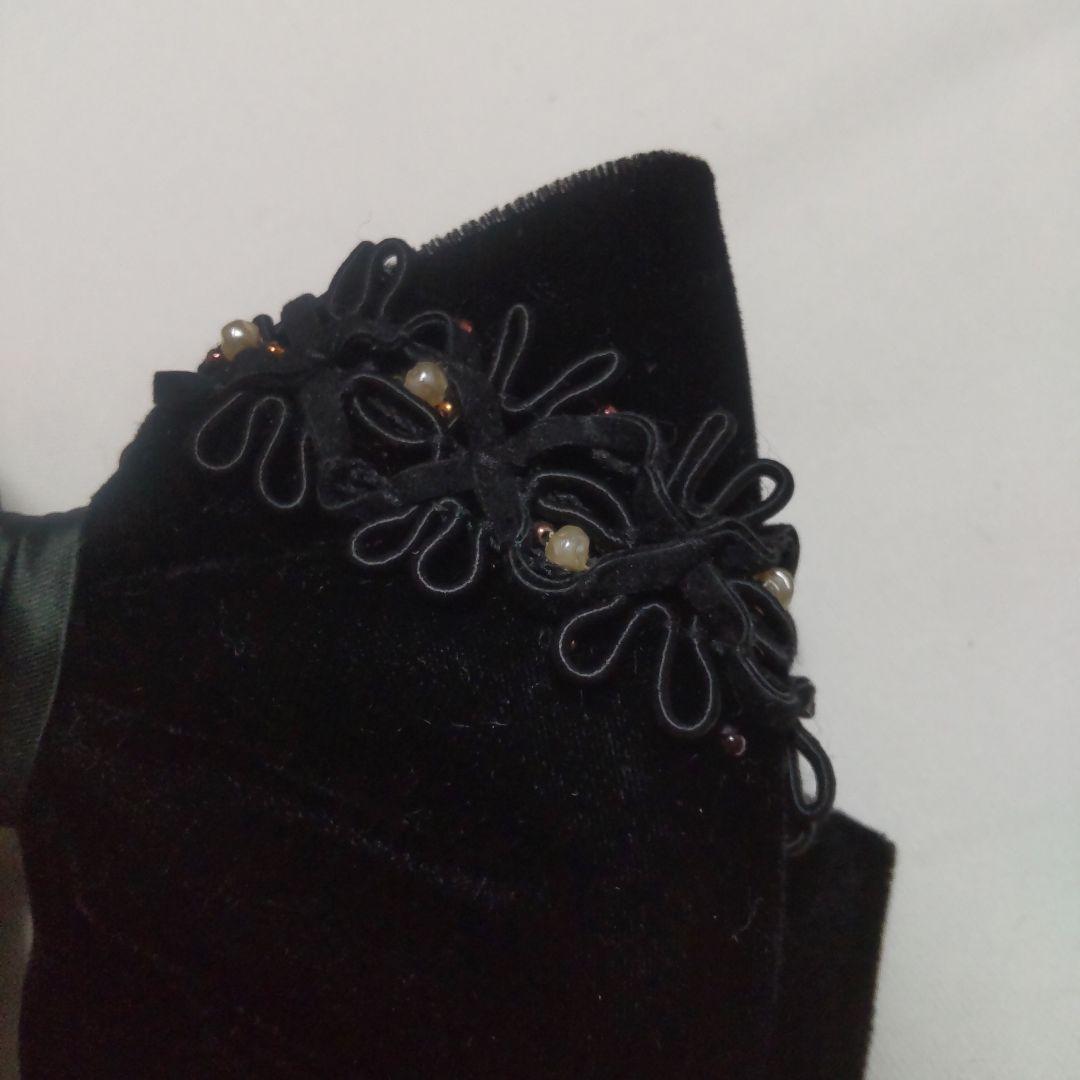 ALEXANDRE DE PARIS ベルベット リボン バレッタ ヴィンテージ