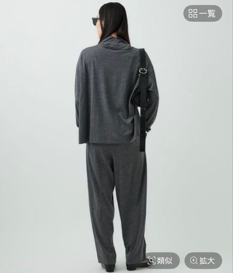 chaos カオス 今季新品未使用品 レダリーパンツ チャコール