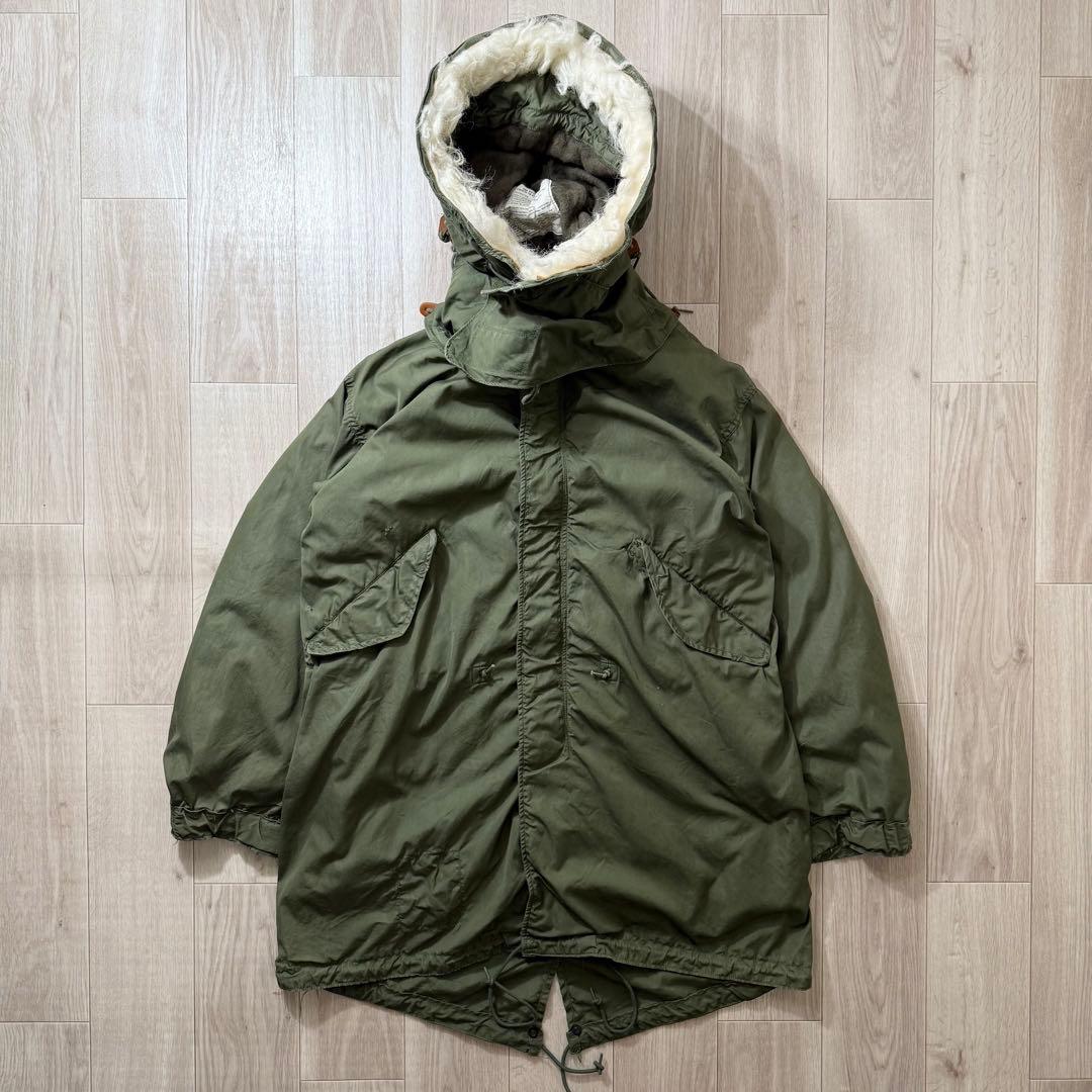 60sアルミジップXS！米軍実物 M65 フィッシュテールパーカー フルセット