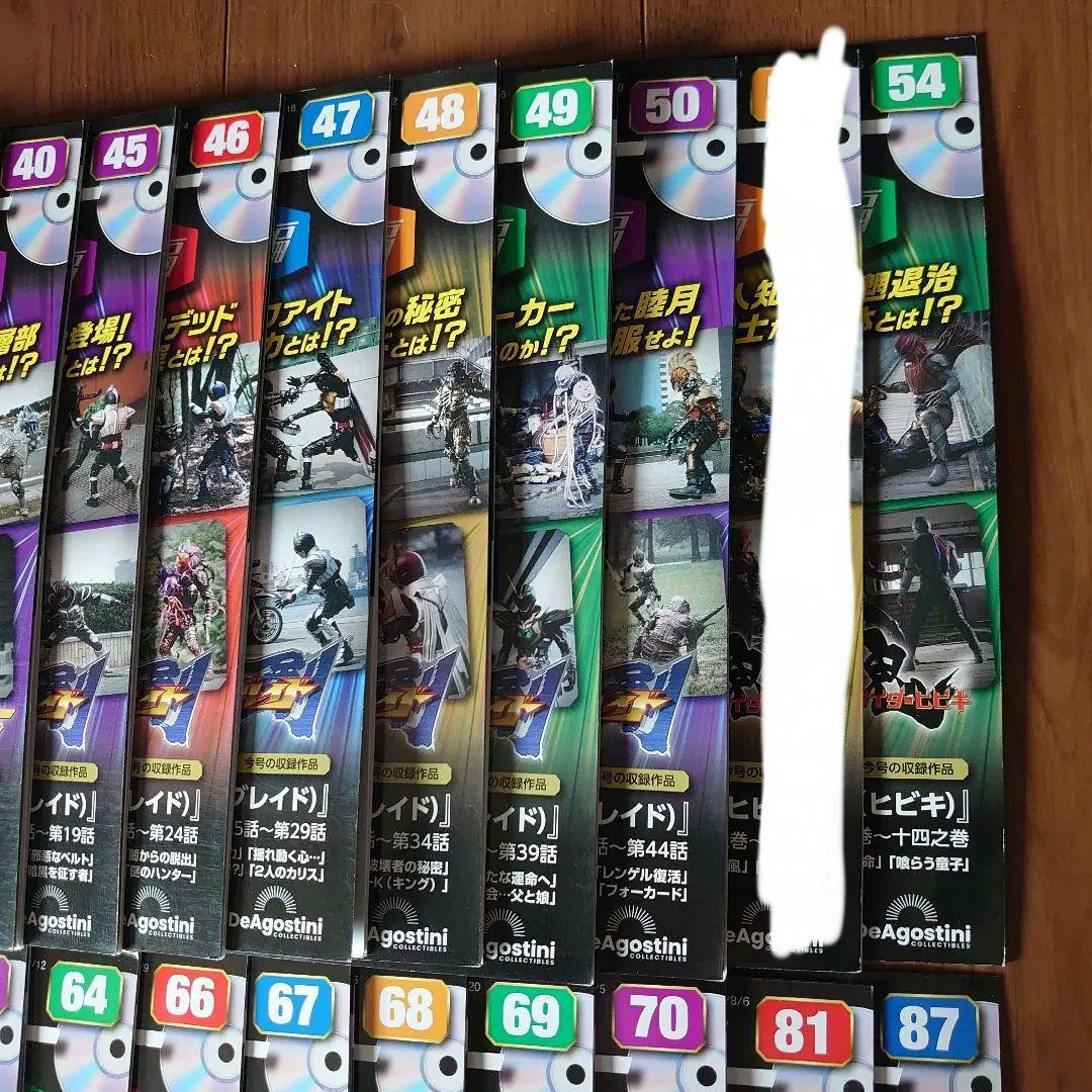 仮面ライダーＤＶＤコレクション平成編 龍騎・ファイズ・ブレイド 他26冊セット