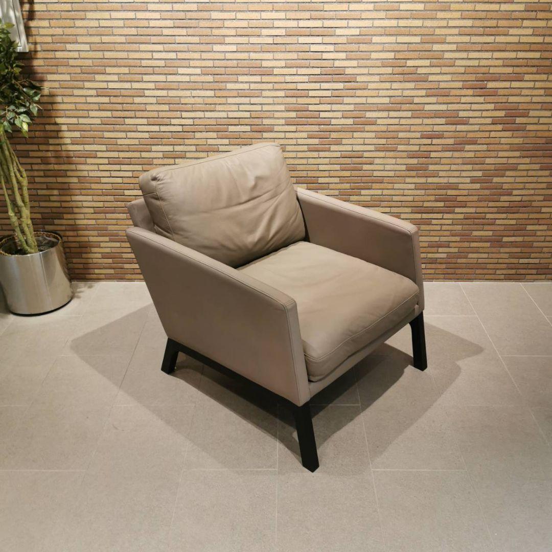 ◇BoConcept　総革　Monte/モンテ　ラウンジチェア　｜　1Pソファ