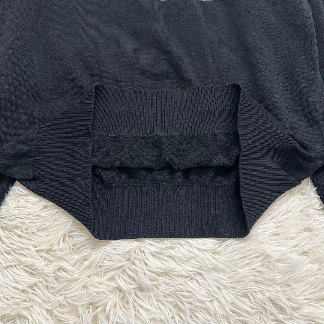 2023✨️ジャックバニー 大きいサイズ XL ロゴ ニットセーター 黒