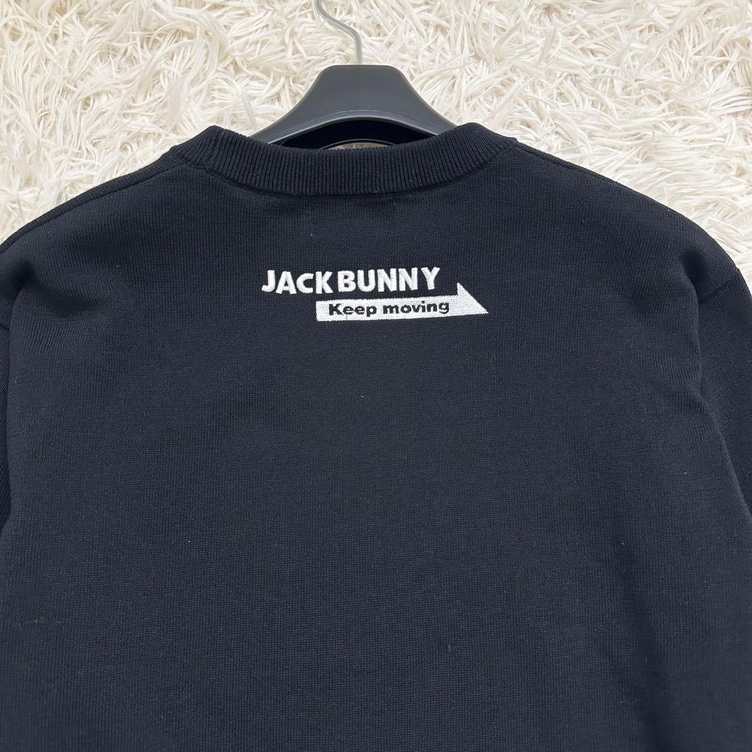 2023✨️ジャックバニー 大きいサイズ XL ロゴ ニットセーター 黒