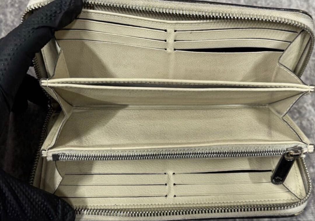 【良品】ルイヴィトン マヒナ モノグラム ラウンドファスナー 長財布