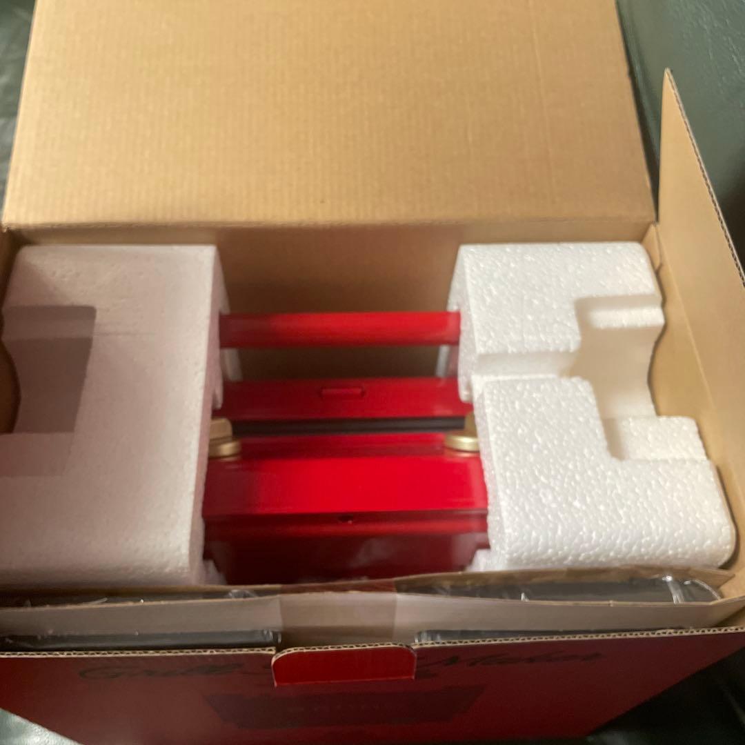 【新品・未使用】BRUNO グリルサンドメーカーダブル（レッド）