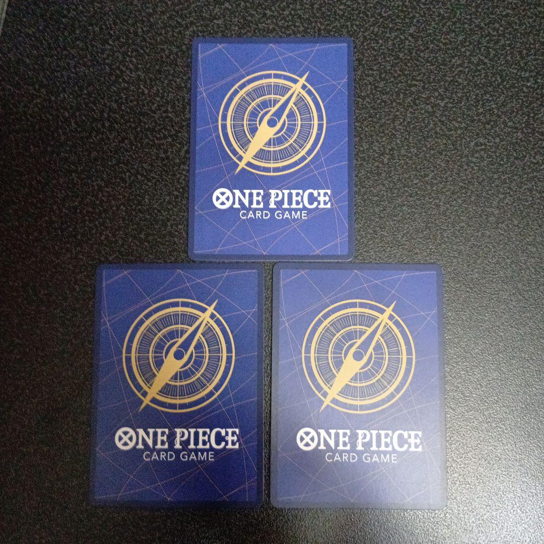 3枚セット　ナミ SR パラレル OP02-036　頂上決戦