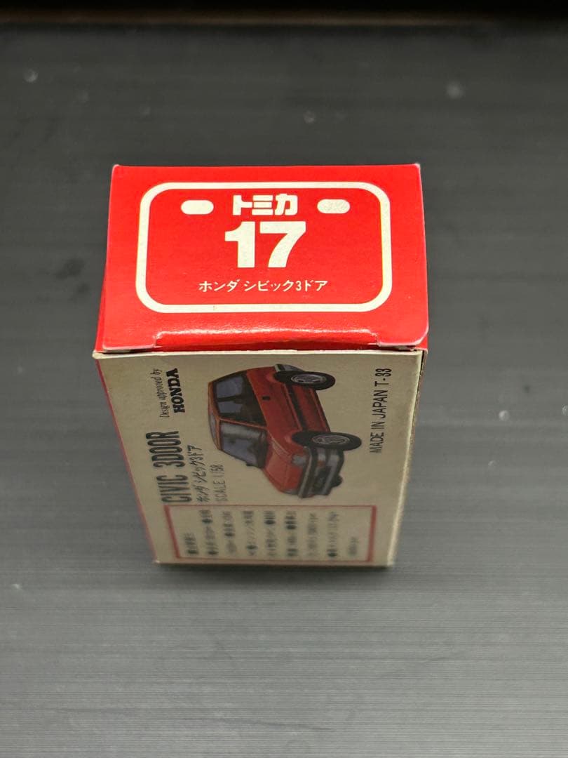 赤箱トミカ 当時物　ホンダ　シビック　3DOOR