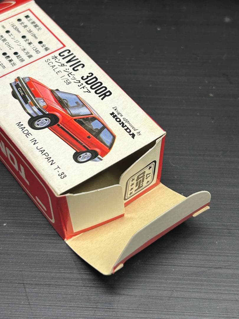 赤箱トミカ 当時物　ホンダ　シビック　3DOOR