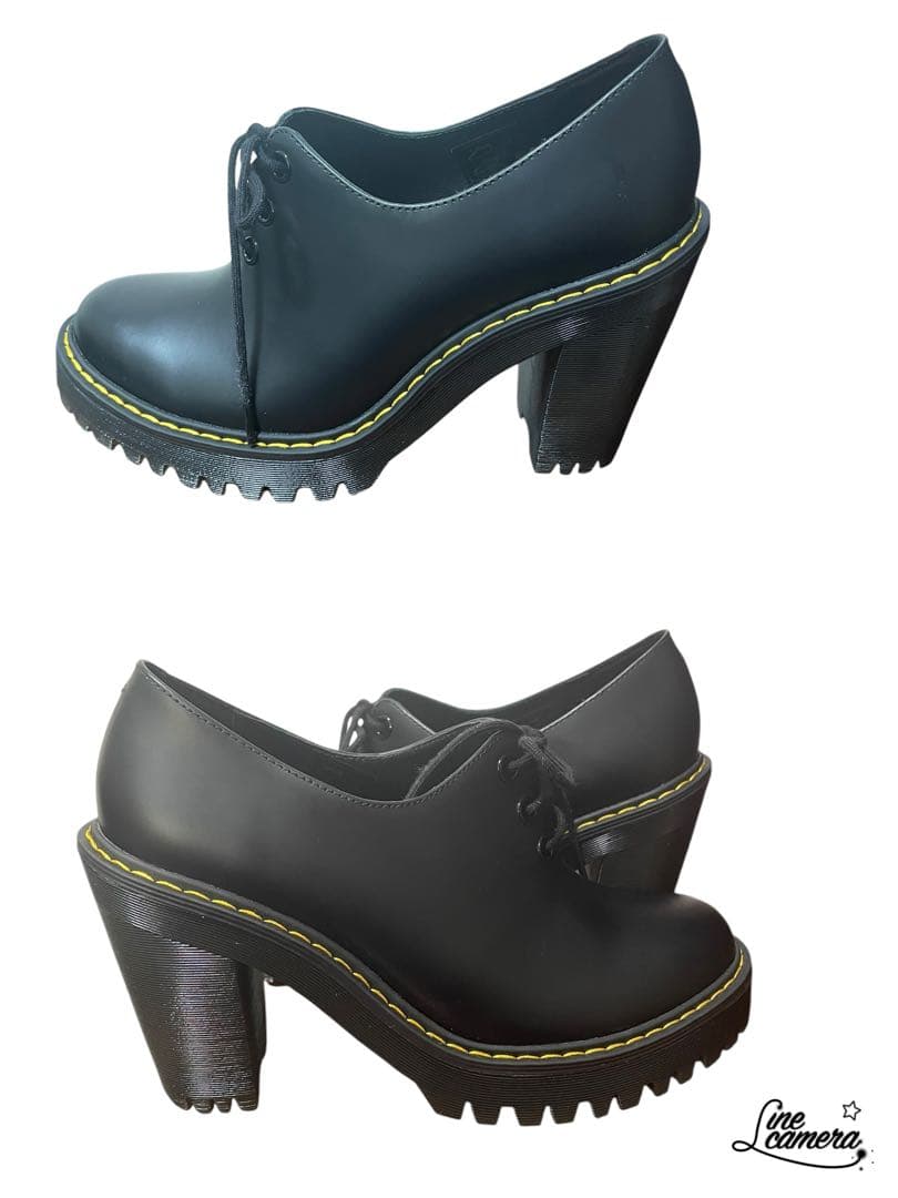 美品　Dr. Martens UK4 23cm ドクターマーチン厚底　パンプス