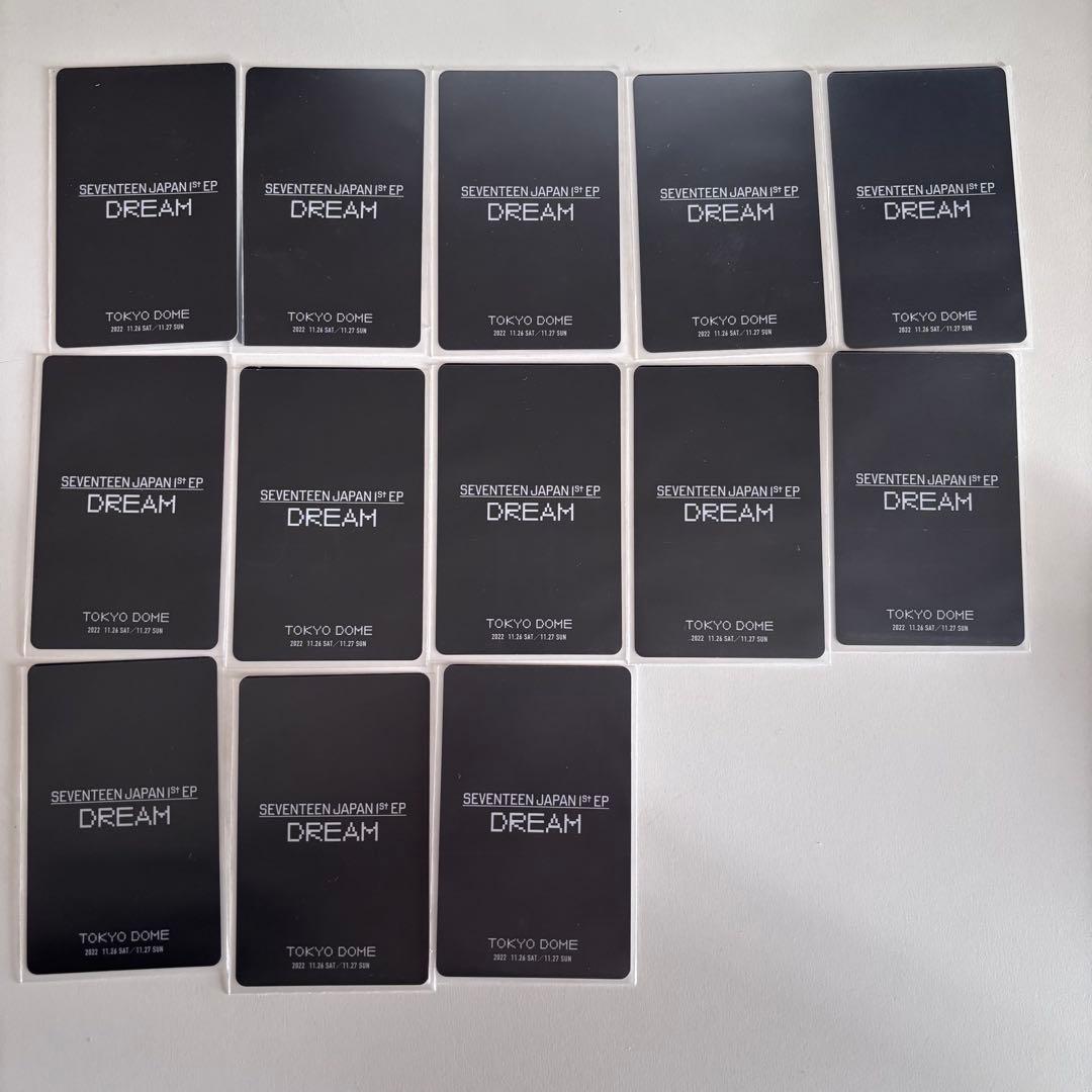 SEVENTEEN DREAM 会場限定　トレカセット　東京ドーム