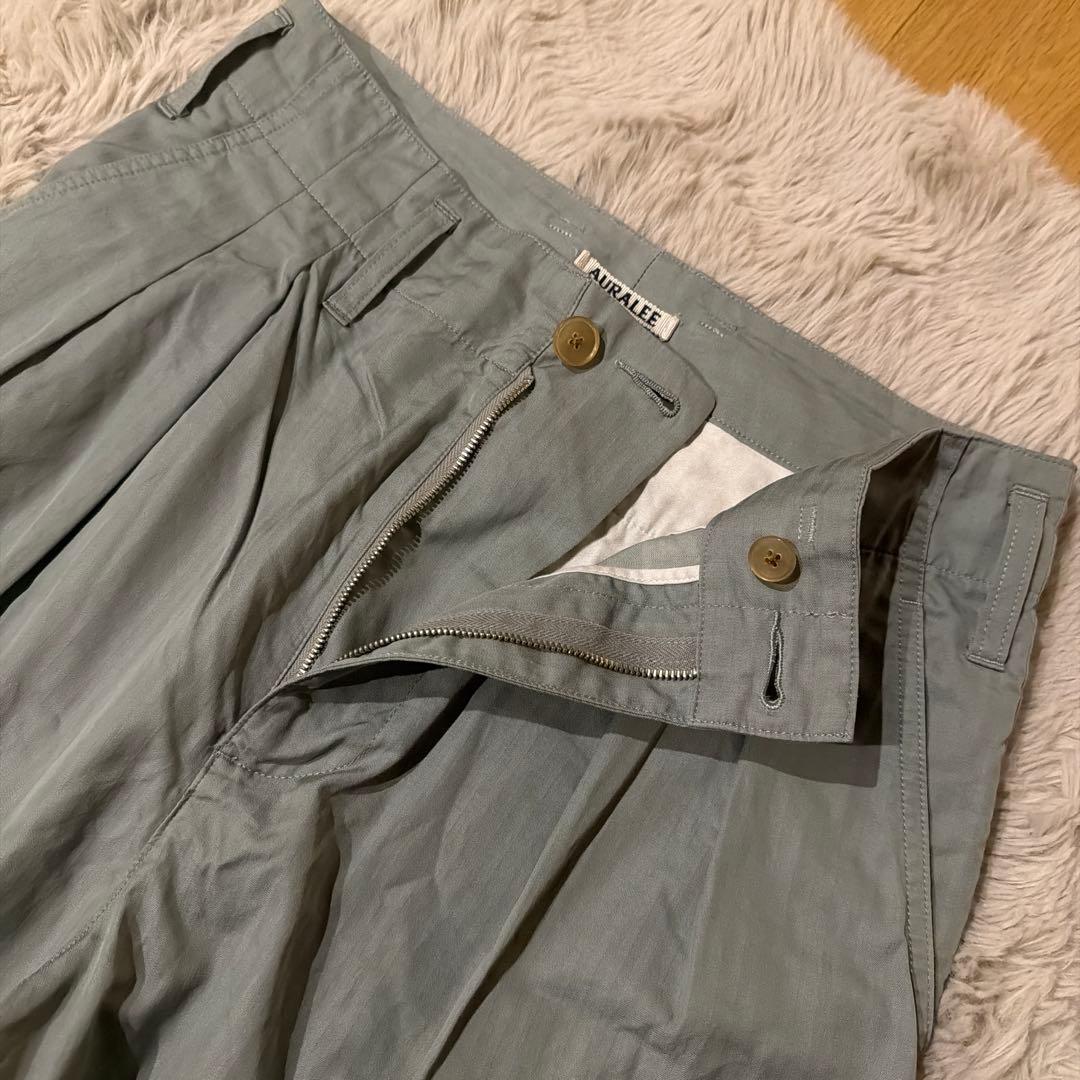 L*g様 AURALEE オーラリー コットン 2プリーツ スラックス 4（M）