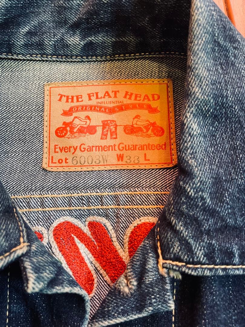 The Flat Head 10周年記念デニムジャケット W38 L