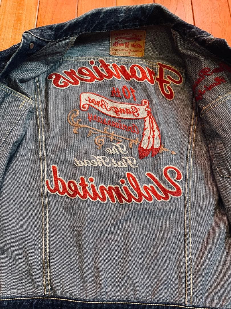 The Flat Head 10周年記念デニムジャケット W38 L