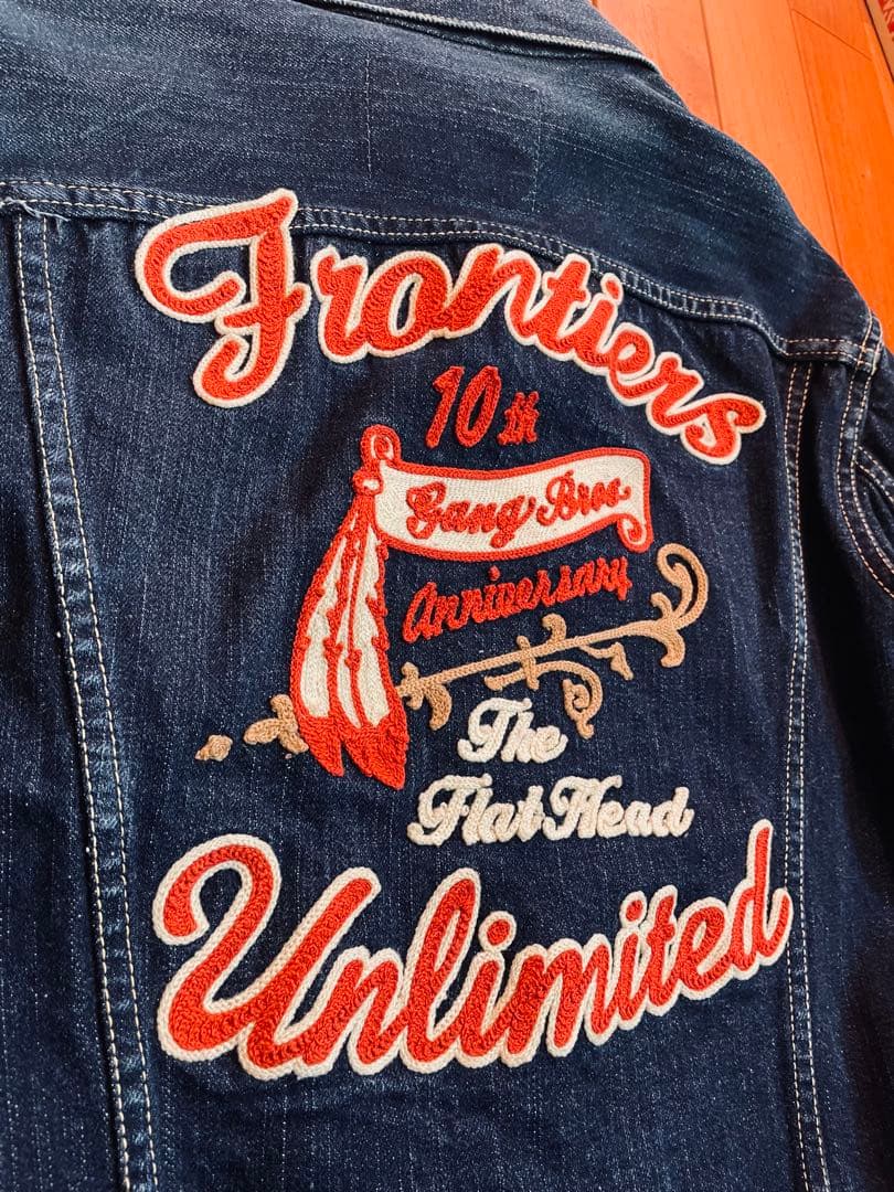 The Flat Head 10周年記念デニムジャケット W38 L