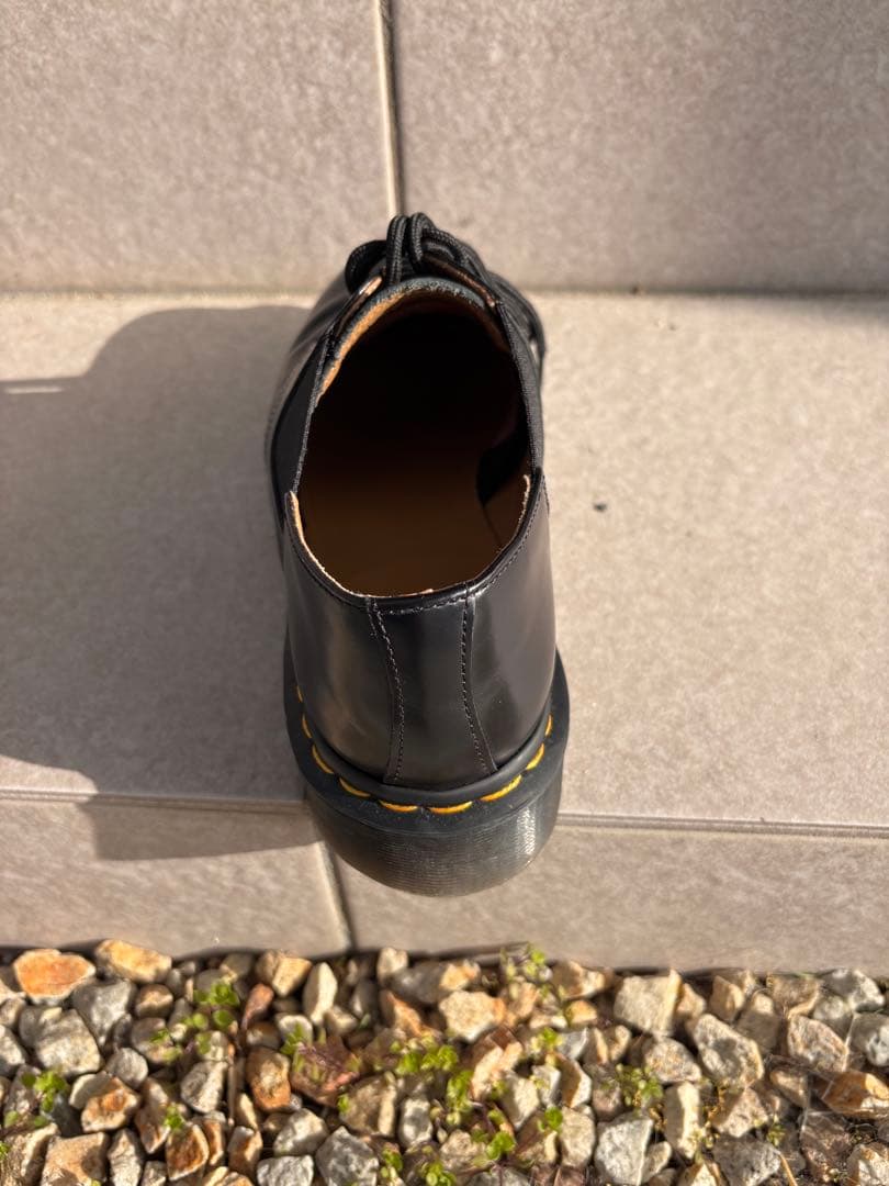 Dr. Martens スリーホール　UK8 ブラック レースアップシューズ