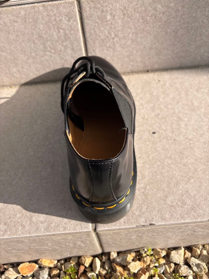 Dr. Martens スリーホール　UK8 ブラック レースアップシューズ