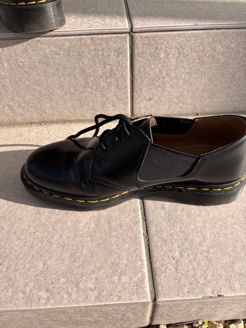 Dr. Martens スリーホール　UK8 ブラック レースアップシューズ