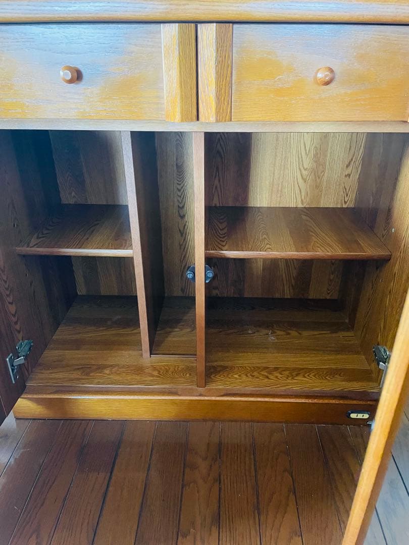 MORITA 水屋　食器棚　タンス　天然木　高級